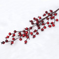 New mini pomegranate fruit bean branch berry artificial fake flower home wedding simulation fake flower Christmas decorations