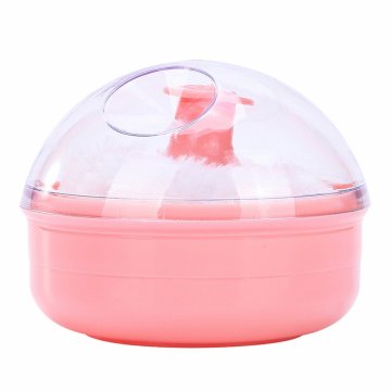 Powder Puff Portable Baby Kid\'s Soft Body Talcum Powder Puff Sponge + Box Case Container Useful