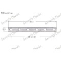 A Set N&B Double coil Pickup Humbucker Kits Producing Accessories /Bobbins/Brass Baseplate/Bar Magnet/Pole Slug & screws