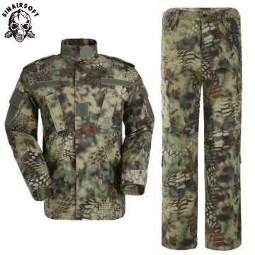 SINAIRSOFT Kryptek Mandrake Camouflage Suit Military Uniform.SHIRT+PANTS,Airsoft Tactical BDU Hunting Clothes