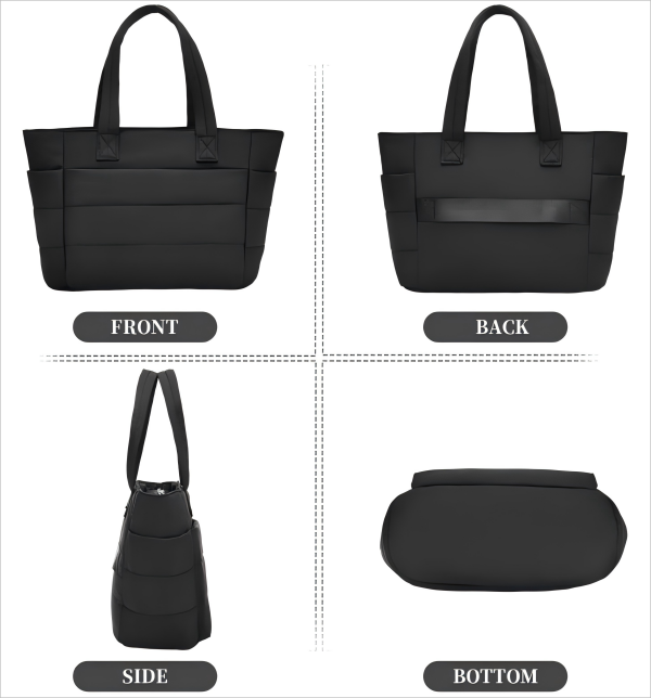 Personalized Polyester Commuter Tote for Travel