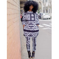 2 Piece African Sets For Women New Africa Print Elastic Bazin Baggy Pants Rock Style Dashiki Sleeve Famous Suit Lady Tracksuits