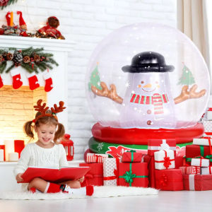 Inflatable Christmas crystal ball for interior decoration