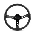 Universal 14 Inches 350mm Car Sport Steering Wheel Racing Type High Quality Aluminum+PU Race Off-road Steering Wheel with logo