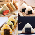 4PCS/Set Triangle Form Sushi Mold Onigiri Rice Ball Press Maker Mold DIY Tool