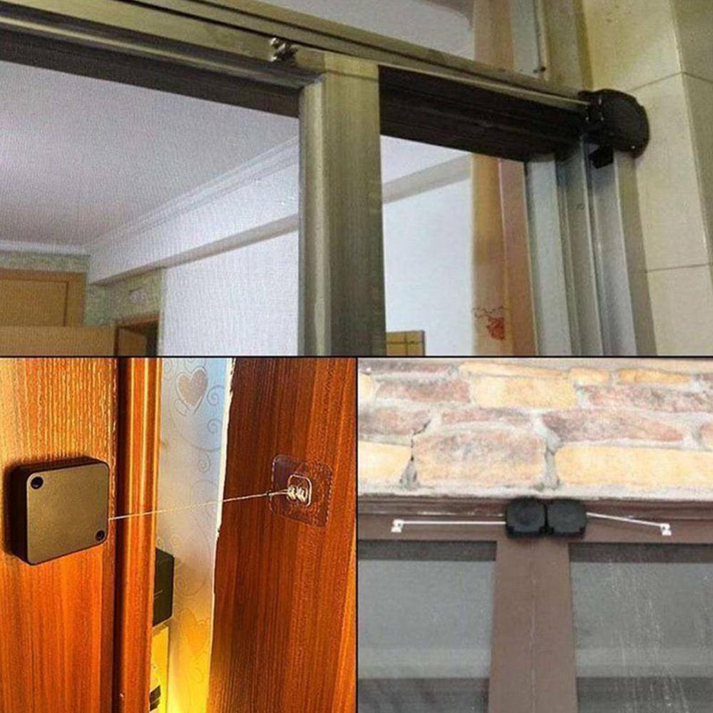 Door Closer Punch-Free Automatic Sensor Door Closer Universal Door Closer Automatic Organizer Sliding Door Closer