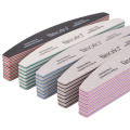 3Pcs Klimonla Half Moon Sandpaper Nail File Professional Emery Board Manicure Pedicure Buffers 5 Grit for your choose