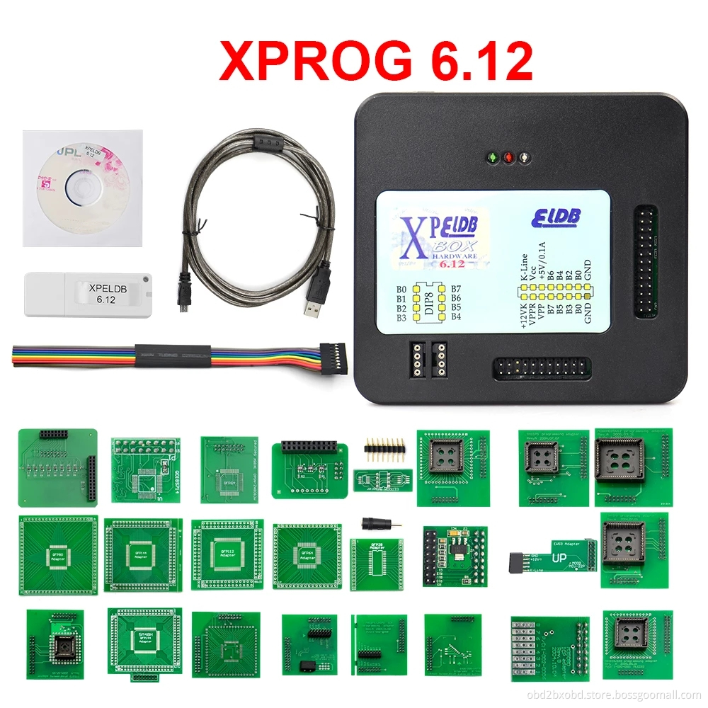 Latest Version Xprog V6.12 XPROG-M ECU Programmer With USB Dongle