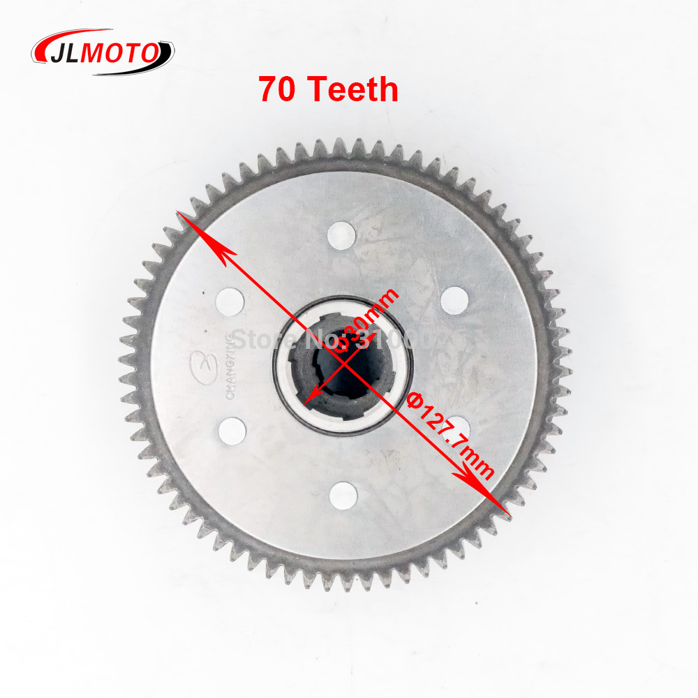 70 Teeth Clutch Fit For LC172MMP CB250 CBD250 Loncin 250cc Engine Mikilon BSE Jinling JLA-21B 923 ATV Dirt Bike Scooter Parts