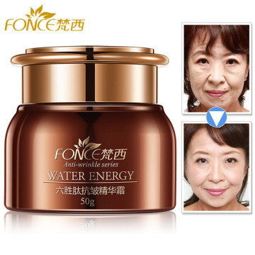 Fonce Korea Anti Aging Wrinkle Remover Face Cream Dry Skin Hydrating Facial Lifting Firming Day Night Cream Peptide Serum 50g