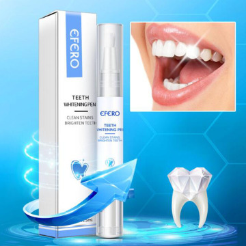 EFERO 5ml Teeth Whitening Pen Tooth Gel Whitener Bleach Remove Plaque Stains Tools Oral Hygiene Teeth Cleaning Serum