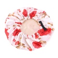Styling Hair Cap For Sleeping Double-Layer Night Hat Adjustable Turban Artificial Silk Chemotherapy Satin Printed Haircare