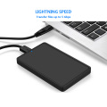 2.5-inch SATA SDD / HDD USB 3.0 External Interface HDD Enclosure USB3.0 5Gbps Micro Interface 2.5-inch SATA SDD / HDD Hard Box