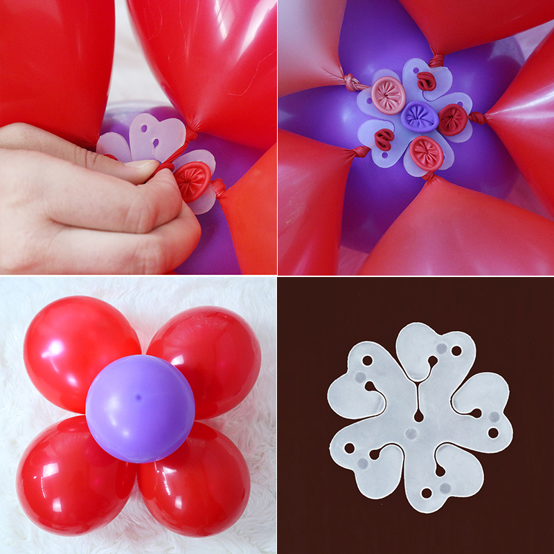 Ballons Accessories Balloon Holder Stand Balloon Arch Chain Sealing Clip Glue Dot Babyshower Wedding Birthday Party Decorations