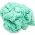 Free shipping Peru alpaca Curly Fiber for Wool Felt Green lake 50g (Needle Felting) especially for Poodle/Bichon and Sheep