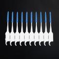 200/120/40pcs Dual Clean Dental Floss Head Hygiene Interdental Brush Toothpick Adults Interdental Brush Clean Oral Care