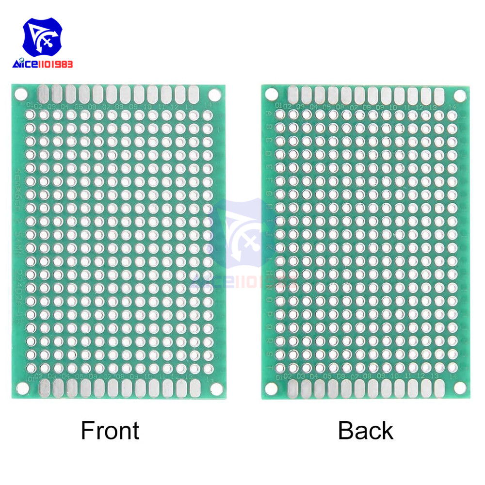 diymore 5PCS/Lot 4 x 6cm Double Sided PCB Universal Prototyping Printed Circuit Board FR4 PCB 40*60mm