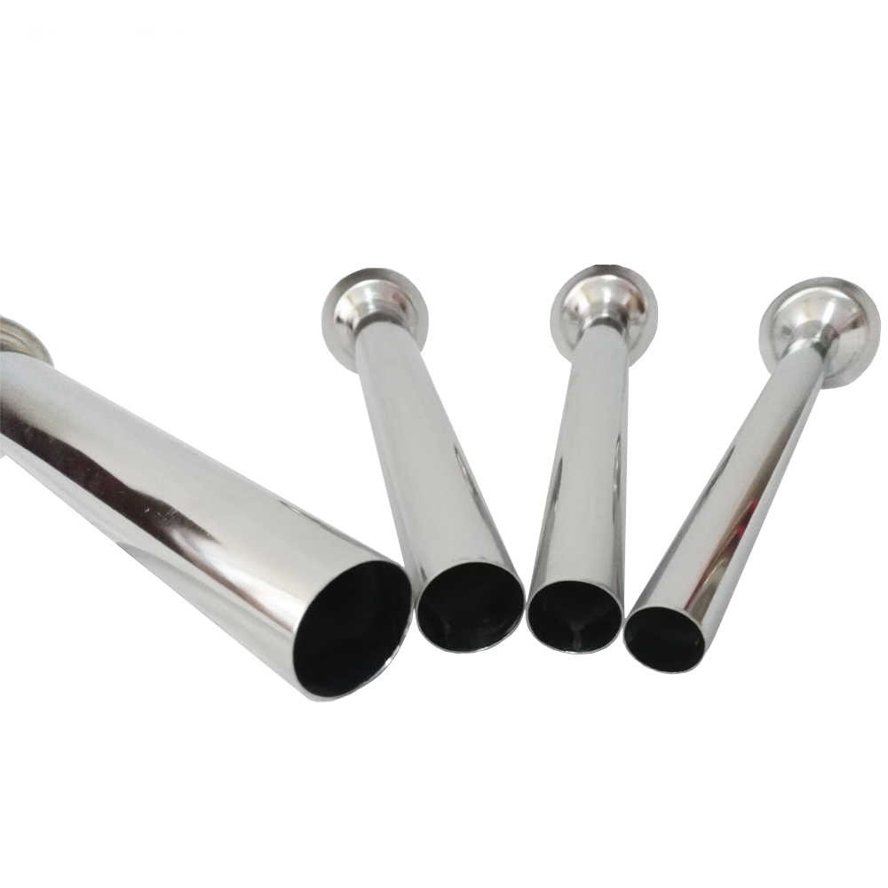 4pcs/set thick meat grinder stuffer head for Sausage casings funnel handmade stainless steel tubes