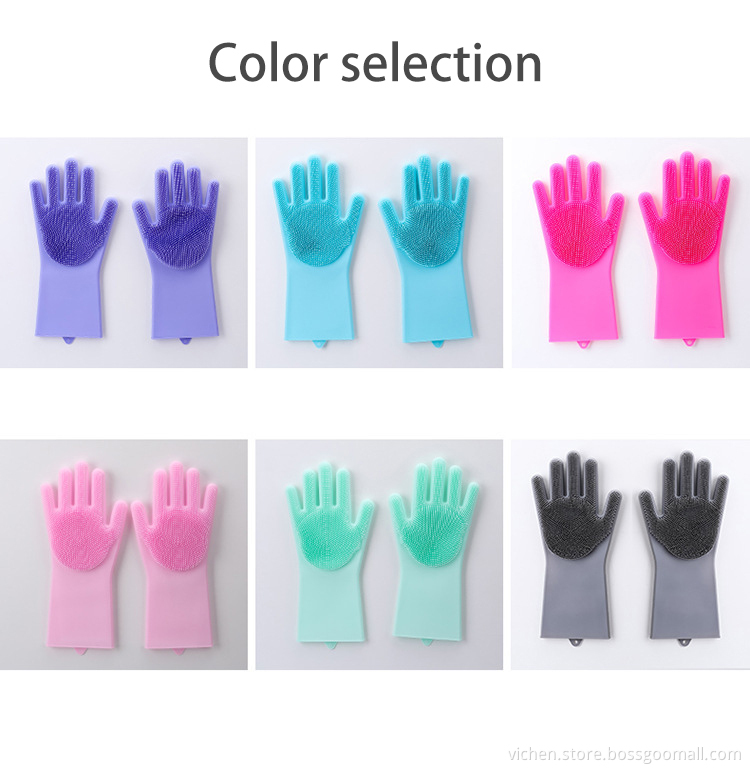 non-toxic durable silicone kItchen gloves
