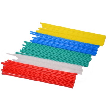 Mayitr 50pcs 25cm Plastic Welding Rods 5 Color Welder Sticks Blue/White/Yellow/Red/Green Welding Tools