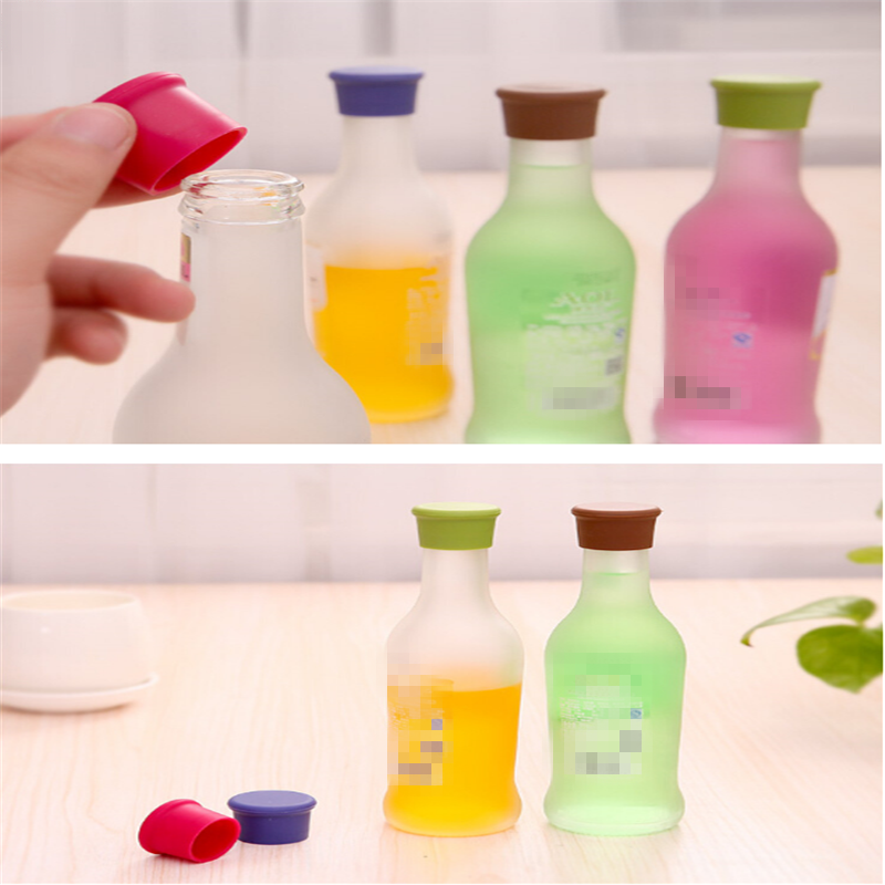 1Pc Kitchen Accessories Food Grade Silicone Fresh-keeping Cap Beer Seasoning Stopper for Kitchen Bottle Stopper Gadgets Tools.Q