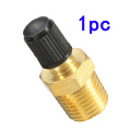 New 1/4 Inch NPT Solid Nickel Plated Brass Air Compressor Tank Fill Valve 6.35mm Male NPT Standard Thread Core Rated To 2g00psi