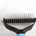 Double-sided Pet Cat Dog Comb Brush Professional Open Knot Rake Knife Pet Grooming Products Hair Fur Shedding Trimmer