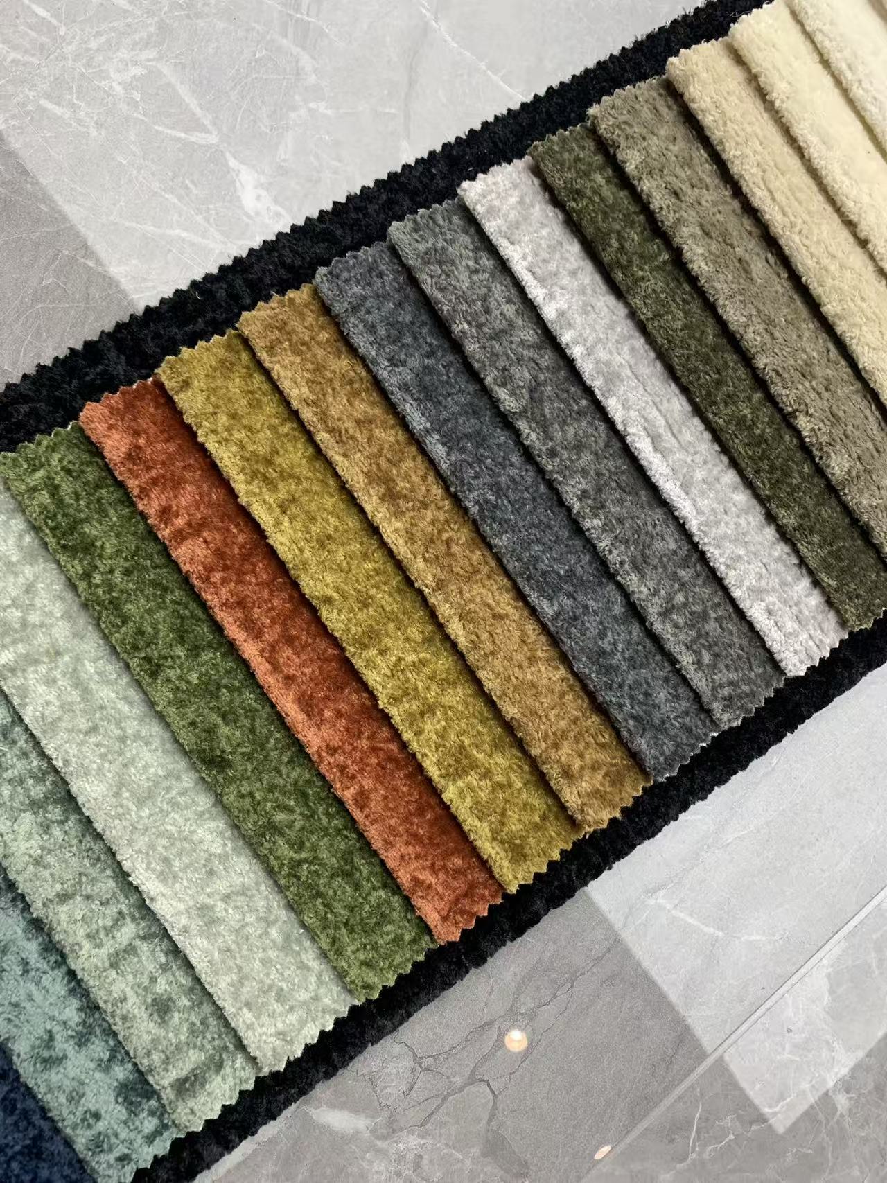 Cream Style Velvet Fabric
