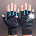 blue gym gloves
