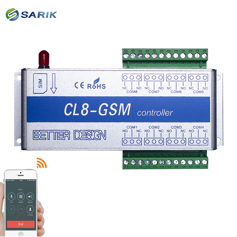 GSM Receiver&Switch for swing sliding gate openers garage doors alarm systems Phone Call SMS APP Remote Control GSM Controller