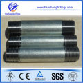 BS Thread Electro Galvanised Steel Pipe Nipple