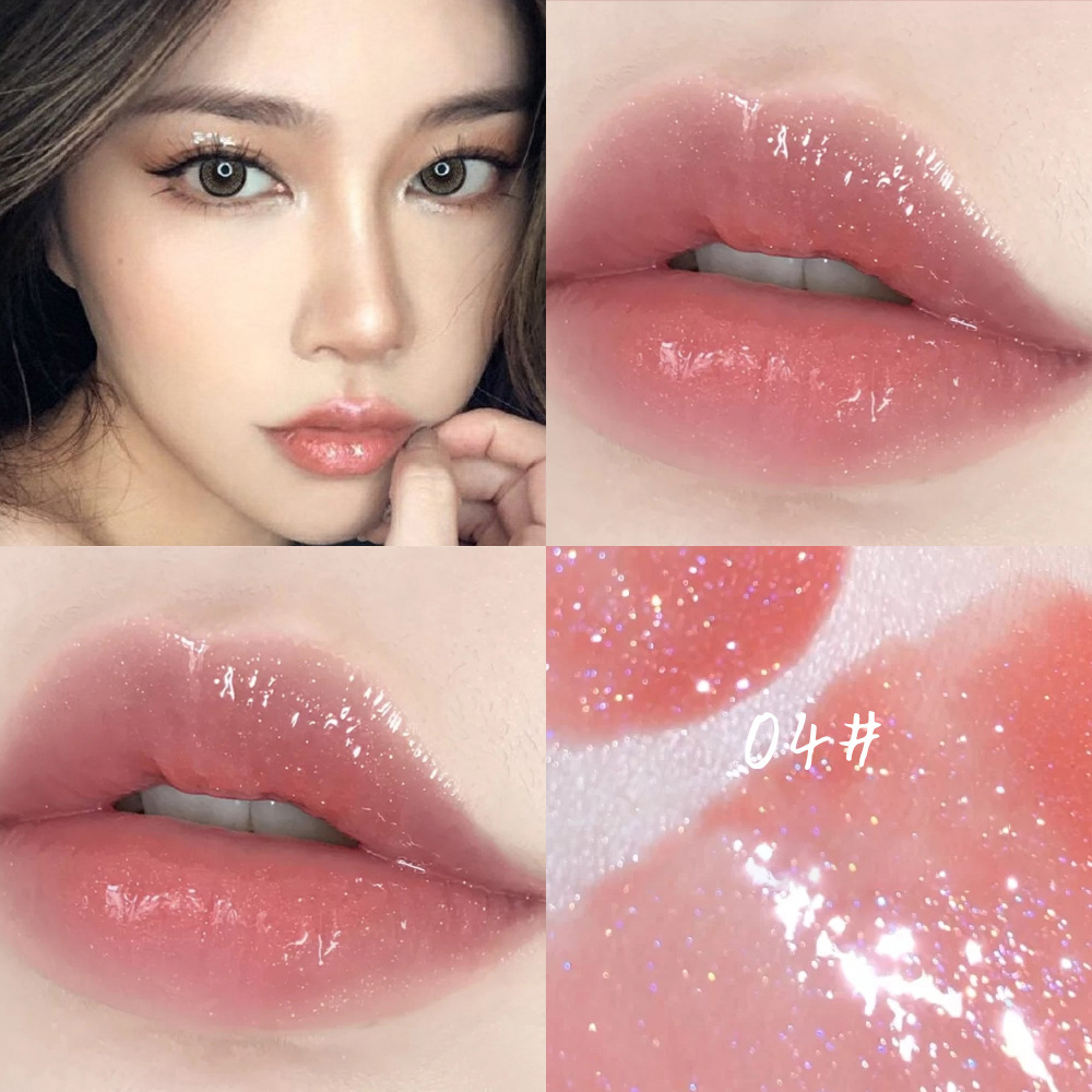 10 Color Plumping Lip Gloss Nutritious Lip Plumper Moisturizer Shiny Cherry Volume Tint Lip Oil Lipstick Candy Lip Balm Makeup