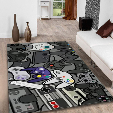 3D Print Carpet Anime Gamer Controller Rug Cartoon Kids Bedroom play Floor Mat Living Room Carpets For Outdoor Kids Boys Rugs