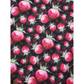 Red Strawberry Printed Fashion Vivid Fruit Cotton Fabric Sewing Material Diy Home Cloth Dress Clothing Textile Tissue Patchwork