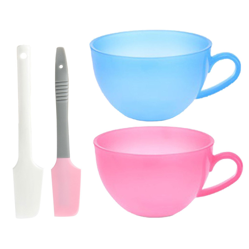 1PCS Plastic Butter Cream Bean Mixing Bowl Choose Baking Decoration Paste Piping Cupcake Cake Decor Tools 4 Colors