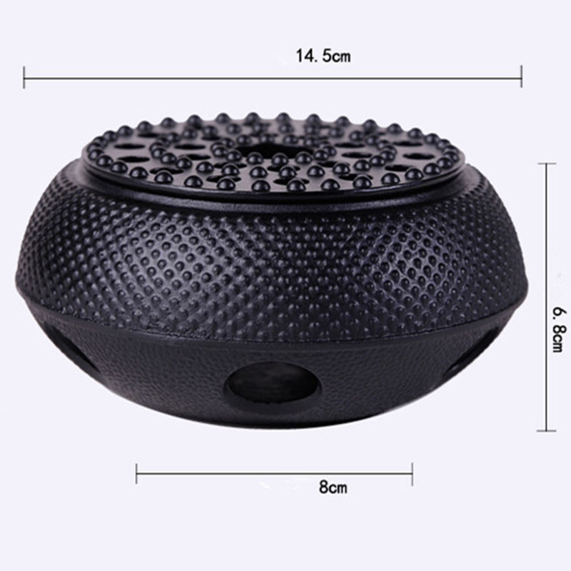 Cast Iron Burning Stove Alcohol Heater Japan Honeycomb Furnace Carbon Charcoal Heating Teapot Copper Base Insulation