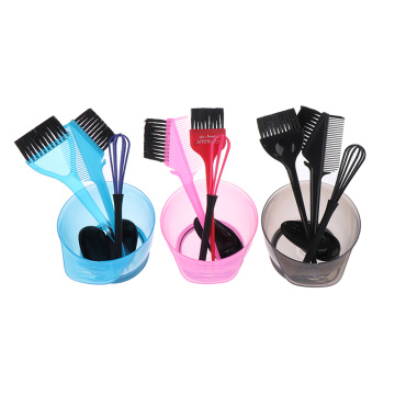 1 Set Hair Dye Color Brush Bowl Set With Ear Caps Dye Mixer Hairstyle Hairdressing Styling Accessorie