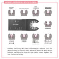 28pcs Multi-Function Saw Blades High Carbon Steel Precision Oscillating Multitool for Cutting Diy Wood Power