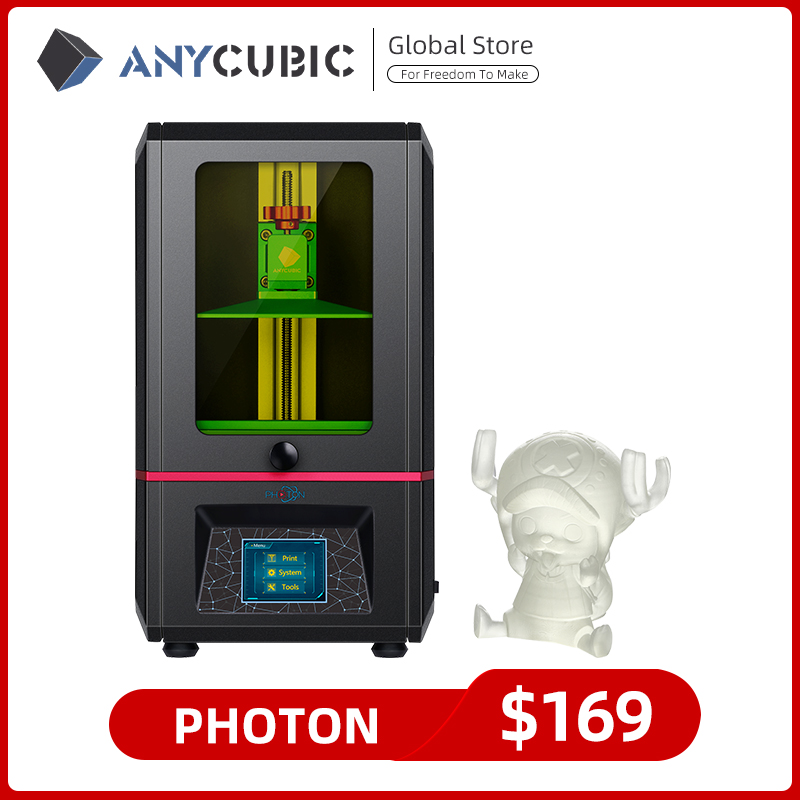 ANYCUBIC Photon Resin 3D Printer Dual Z Axis Quick Slice UV Module SLA 3d Printer Resin PhotonS Upgraded Impresora 3d