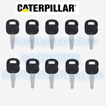 10PCS Key For Caterpillar 5P8500 CAT Heavy Equipment Ignition Loader Dozer Metal & Plastic