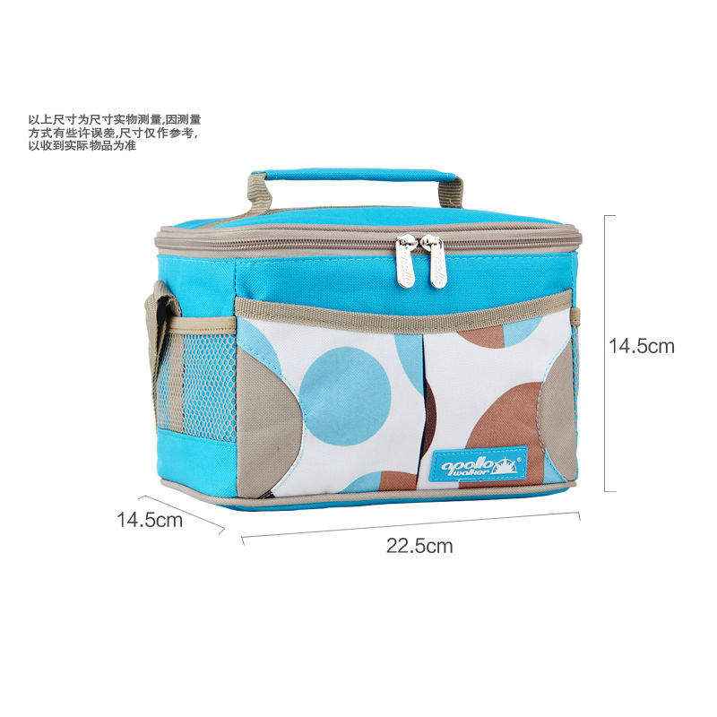 Apollo insulated thermal bag Cooler Bag Portable Cooler lunch box lunch bag ice pack Bolsa Termica 600D Aluminum Foil ice bag