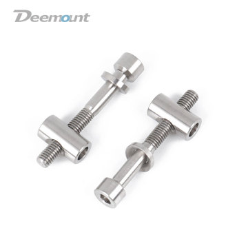 Deemount 2pcs/Lot Titanium Bolts M5x30/40 Hex Headed for Bicycle Seatpost Fastening MTB Mountain Bike Ti Parts Screws SCW-019