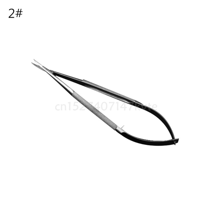 Microscopic Tweezer Tool Scissor Forcep Probe Micro Hook Tweezer Spatula 12cm Stainless Steel