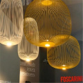 Replica Foscarini Spokes 1/2 Suspesnsion White Pendant Lamp Dining room Bar Kitchen Island Birdcage Light Italian Designer Lamp