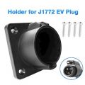 EV Charger Cable Holder Holster for Type1 EVSE J1772 Connector Socket Plug SAE AC Dummy Charging Station Level 2