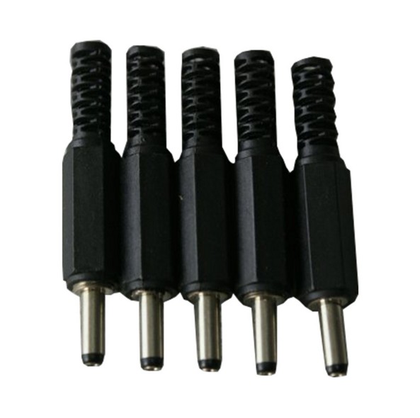 20pcs 1.35mm x 3.5mm Male DC Power Plug Jack Adapter Connector Plastic Adapter 3.5*1.35mm