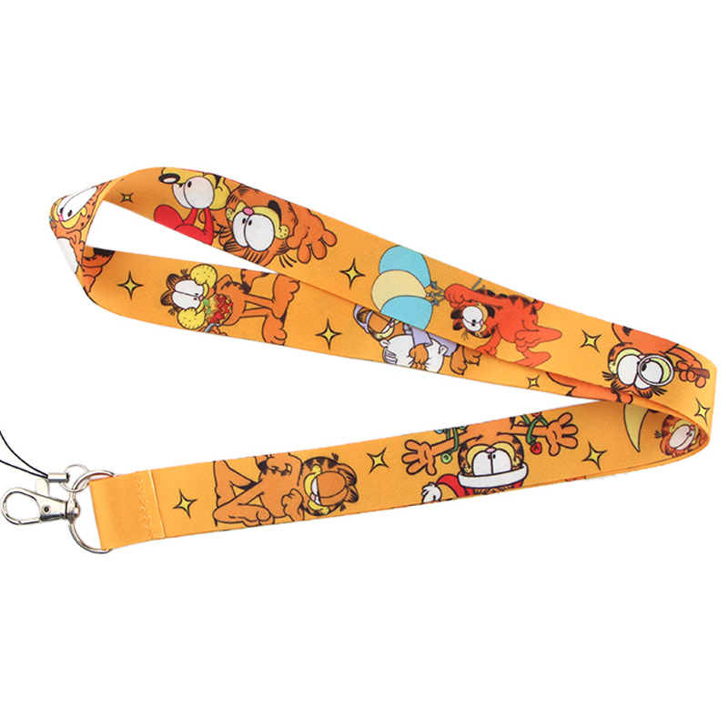 CA223 Wholesale 20pcs/lot Cat 2019 New Lanyard Key Strap for Phone Keys Cartoon Lanyards ID Badge With Key Ring Holder