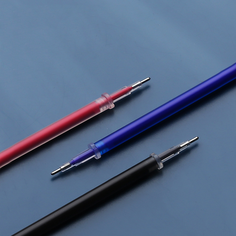 100Pcs/Set Erasable Gel Pen 0.5mm Erasable Pen Refill Rod Blue Black Ink Washable Handle For School Stationery Office Writing