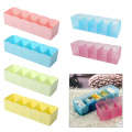 6Colors Home Storage Five Grid Storage Box Multi-Function Desktop Drawer Clothing Storage Box Underwear Socks Bra Ties Organizer