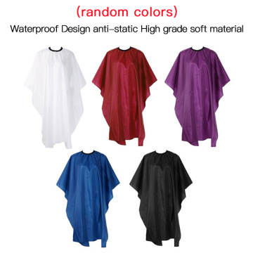 1PC Adult Kids Dressing Cape Salon Hairdressing Gown Hair Cutting Gown Barber Haircut Cape Waterproof Cloth Random Color